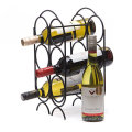 Home decor or restaurant use countertop wine bottle holder wine rack shelf